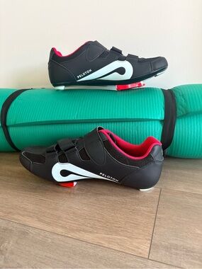 Peloton Men’s Black Cycling Shoes, Size 12